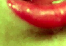 whoa, this wild babe swallows every drop from the bukkake blast!