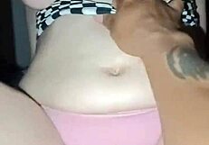 chupando sus tetas grandes, spanking la mamá de mi novia antes de correrme en su boca anal