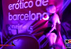Blonde Spanish pornstar teases with erotic strip and sensual pole dance