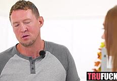 harley love pierce paris teaches how to devour her halloween pie petite teen style