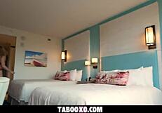 cory chase's huge tits bounce riding bbc reverse cowgirl in red lingerie pov