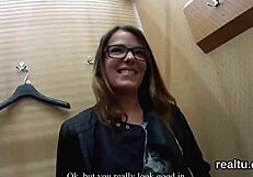 Glamorous czech girl teased mall stripped hardcore POV nailed