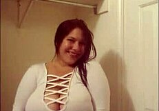 bbw pawg shakes massive ass and tits in homemade tease fest