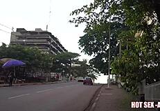 tattooed brunette bends over as wayne devours her huge ass in lingerie