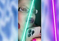 Your tiny dick suits a sissy bimbo perfectly with glasses