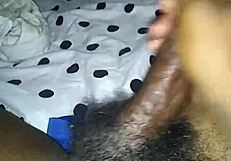 Solo Dude Jerks Massive Black Monster Cock Hard