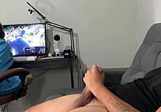 brazilian brunette milf's risky public handjob blowjob on horny homemade cock