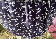 Russian Forest Miniskirt MILF Begs Stranger for Creampie Fuck Now!