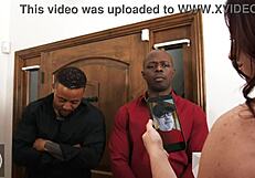 keira croft's anniversary turns into interracial gangbang double penetration cumshot frenzy!