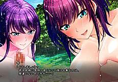 Nureru Kotou Shizuku And Mio Titty Fuck In Wild Group Threesome!