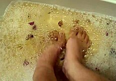 rose petals soothe tired feet mysteriously alluring