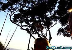 pov lesbo babe fingers and licks juicy pussy outdoors with emojis 😍👅💦 oh yeah!