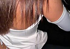 Only huge cocks gangbang my skinny wife deepthroat pussy rough