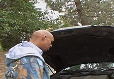 megan monroe's big tits bounce wild in rough lingerie fuck on bed