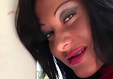 sandra chokes on deep cock throat then takes hard anal pounding and ass tongue