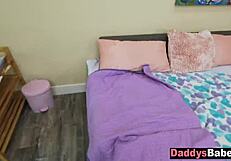 angry step daddy facefucked by horny teen stepdaughter