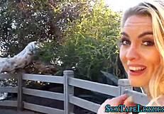 pov lesbo babe fingers and licks juicy pussy outdoors with emojis 😍👅💦 oh yeah!