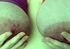 Bondage Clamps Big Natural Tits Nipples to Busty Orgasm Bustyprimalxxx