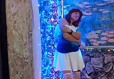 Hotwife Steffi dances huge pussy lips in lingerie promo