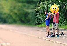 yo jeny, hidden cam catches your public striptease heels flash