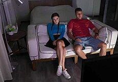 wanna watch my tinder date deepthroat cumshot facial during movie time?