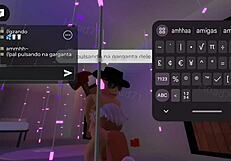 Femboy Craves Rough All-Night Sex Late Brookhaven Party