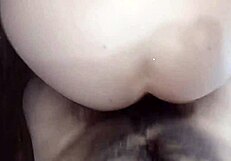 Big ass latina hermanastra bent over fucked doggystyle by huge cock pov