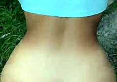 Neighbor's Huge Cock Waits at Door for Latina Big Ass Cowgirl Ride