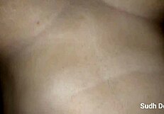 desi bhabhi fingers tight pussy while stroking hard desi cock