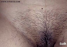 desi bhabhi fingers tight pussy while stroking hard desi cock