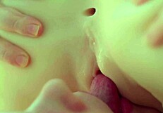 Lick Balls While I Pound Her Tight Pussy In Doll Threesome