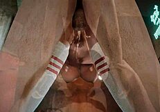 wasteland redhead pregnant with big tits takes monster cock creampie doggystyle