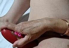 housewife tests new clit toy for homemade orgasm with amateur vibes