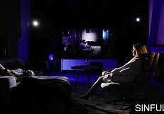 She begs for his monster cock deep in her tight ass doggystyle at sinfulxxx