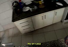 Hubby Leaves Skinny Wife with Friend for Lesbian Massage Turning into Wild Fuck Subtitled