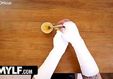 stepmommy's sponge bath sparks endless fuck fest