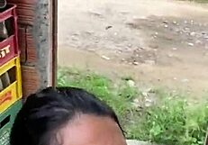 Neighbor's Huge Cock Waits at Door for Latina Big Ass Cowgirl Ride