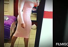 venezuelan latina kinesiologa big ass webcam tease lince lima