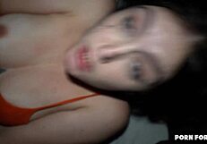 spanish college student moans submissive in quickie group with ass licking