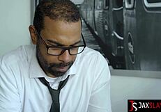 Stunning Bambi Silk Bent Over for Big Black Cock Interracial Doggystyle Pounding