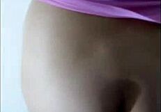 my stepsister's tight pink pussy almost gets us caught sneaking around