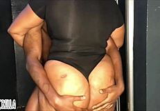 Chubby BBW's Huge Ass and Big Tits Shaking on Monster BBC in Group Fuck Fest