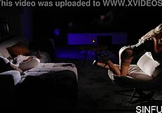 She begs for his monster cock deep in her tight ass doggystyle at sinfulxxx