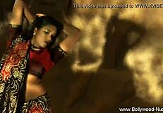 Watch this exotic indian princess dance seductively shaking her brunette curves!