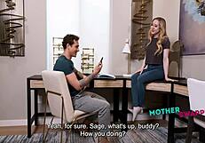 sarah jessie and alaina taylor tricked into milf gangbang lick fest