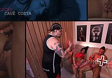 Brazilian pornstar's big ass and tits get pounded in backstage anal assfucking with monster cock