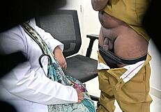 doctor stares shocked at my tiny 18+ cock in hospital