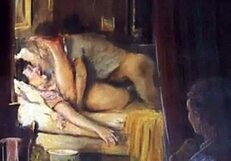 Explore vintage erotic art through antique retro lens