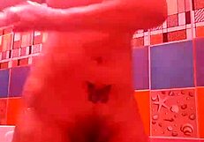 Asian shower queen hides steamy homemade bathing secrets underneath