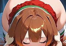 Yuki's hot dances mix with cum and titty fucks